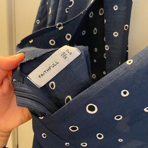 Faithful the brand blue dress. Size 6.